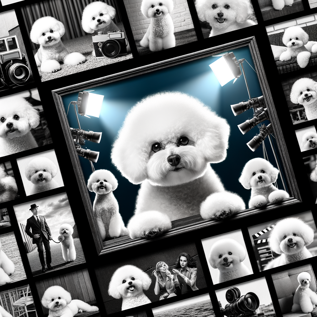 Bichon Frises film stars in iconic movie and TV roles, showcasing the impact of famous Bichon Frises in Hollywood and the entertainment industry.